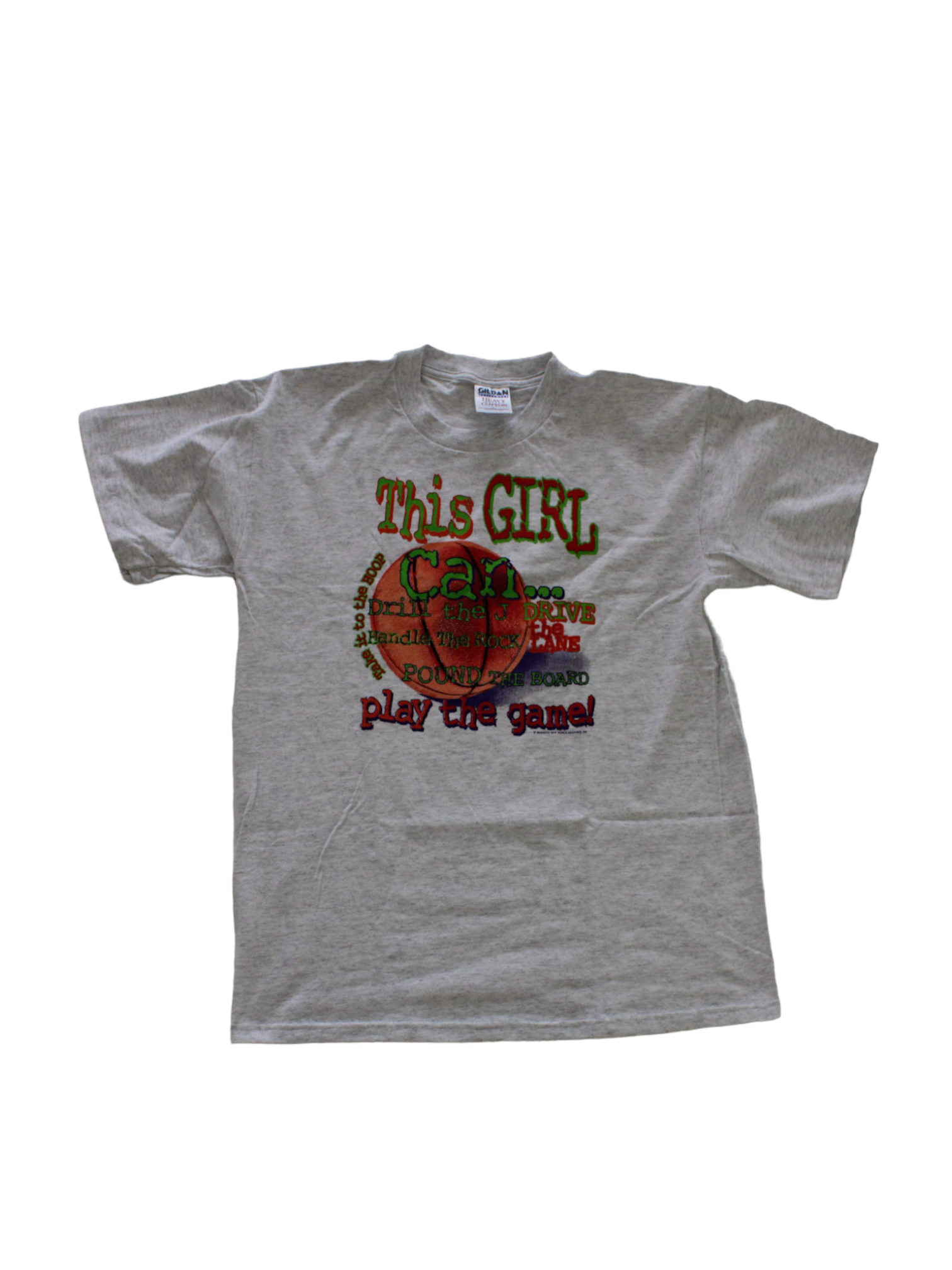 Vintage 90s 'This girl can play' T-Shirt