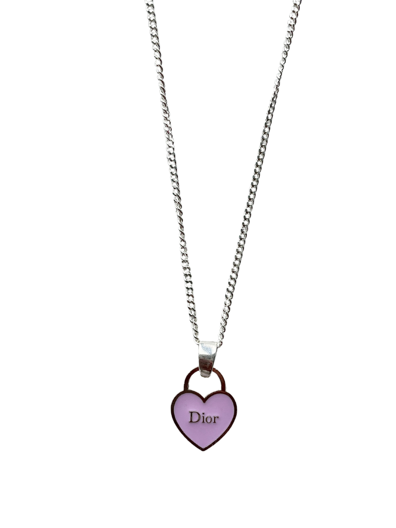 Dior Heart Charm Necklace