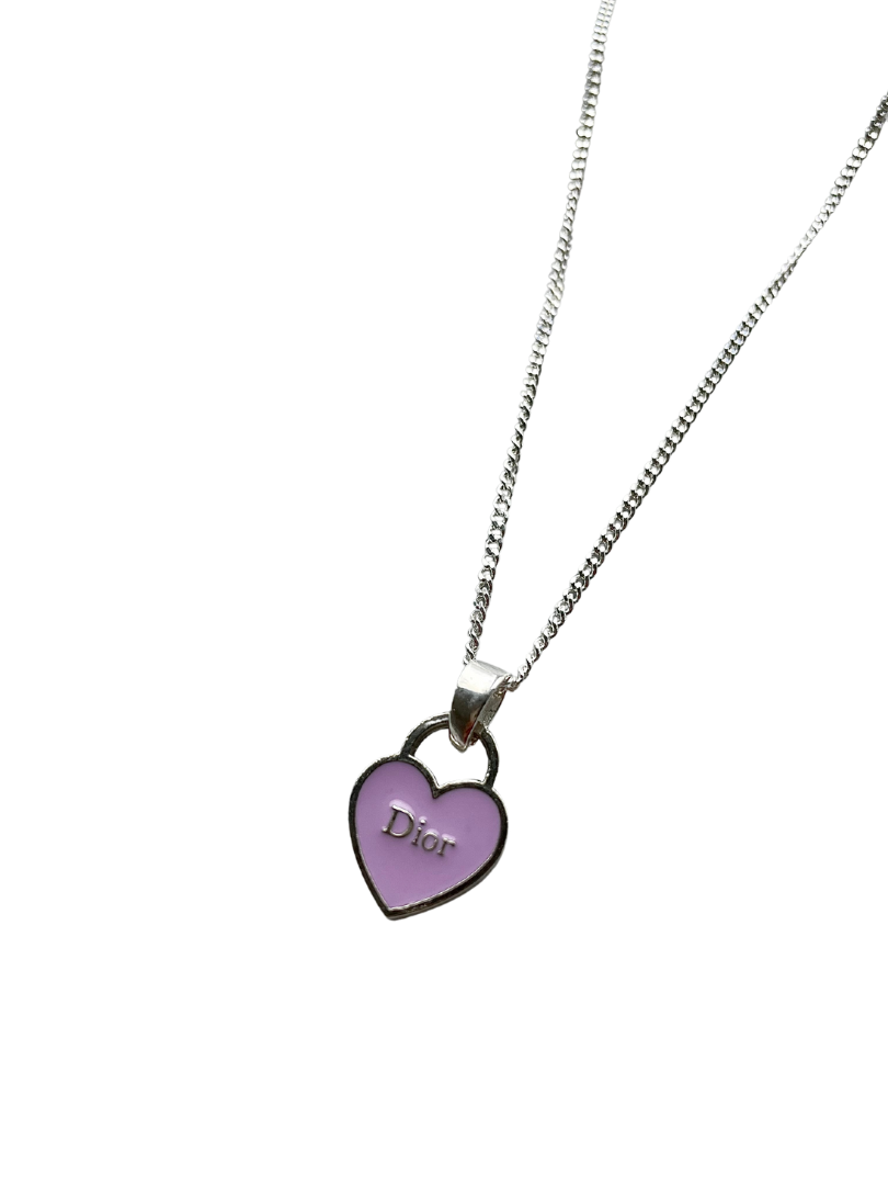 Dior Heart Charm Necklace