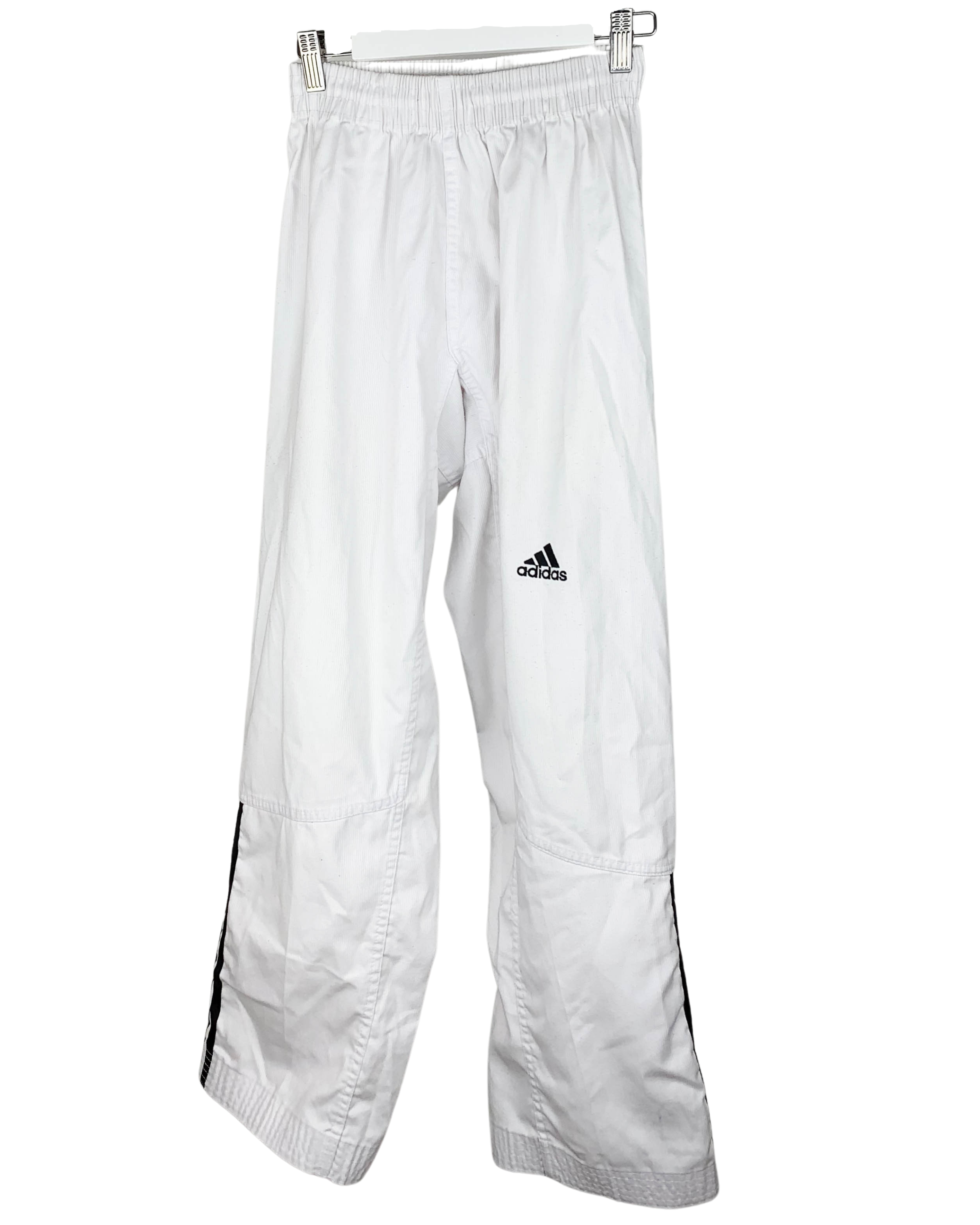 White adidas Taekwondo Pants
